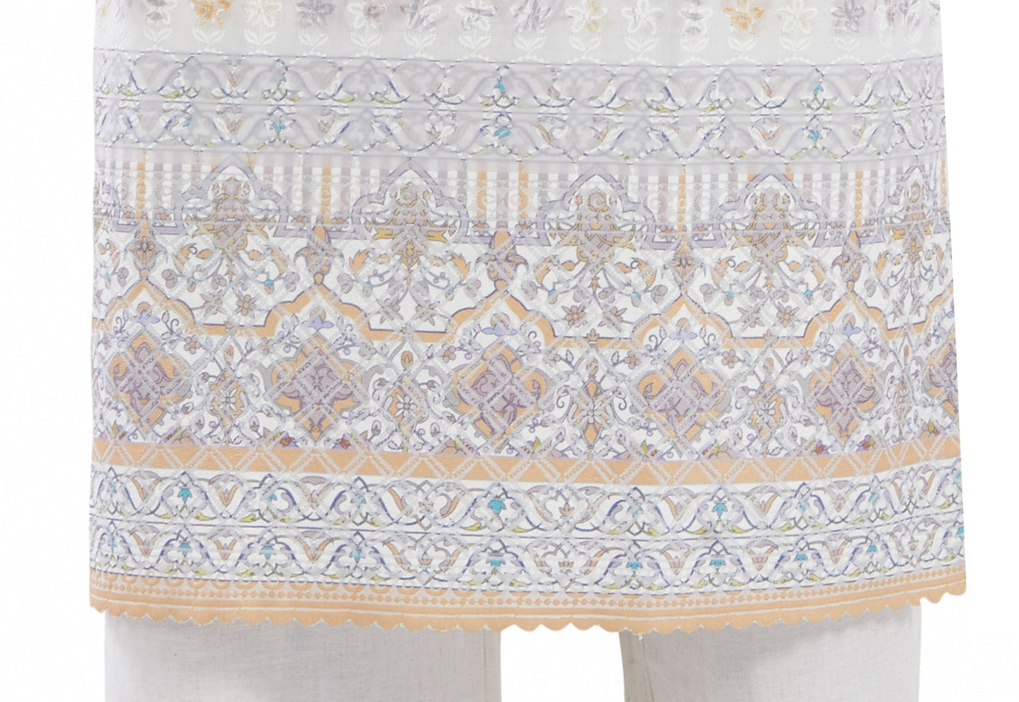 Vismi Pastel Yellow Chikankari Kurti for Women