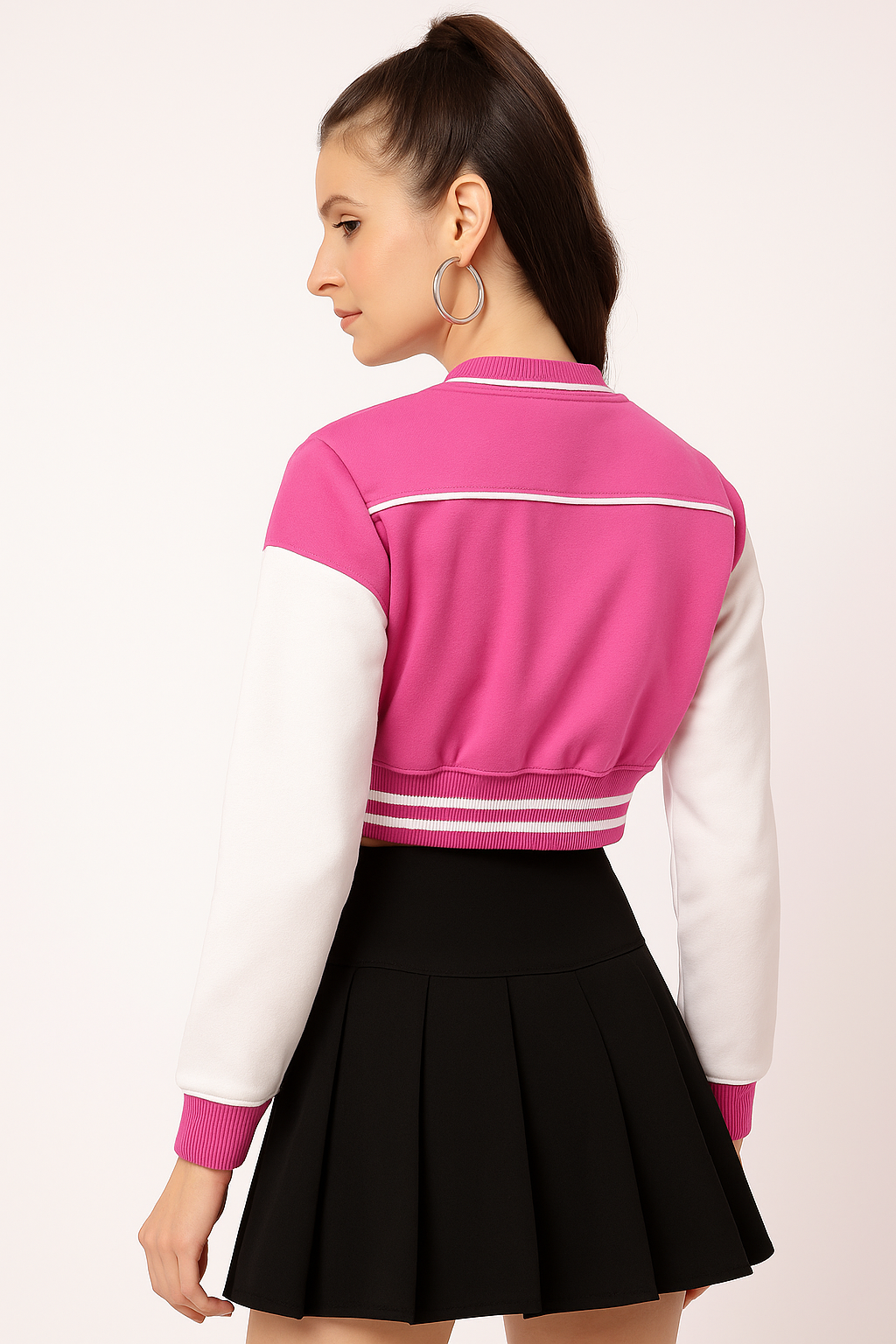 Bold Varsity Crop Jacket