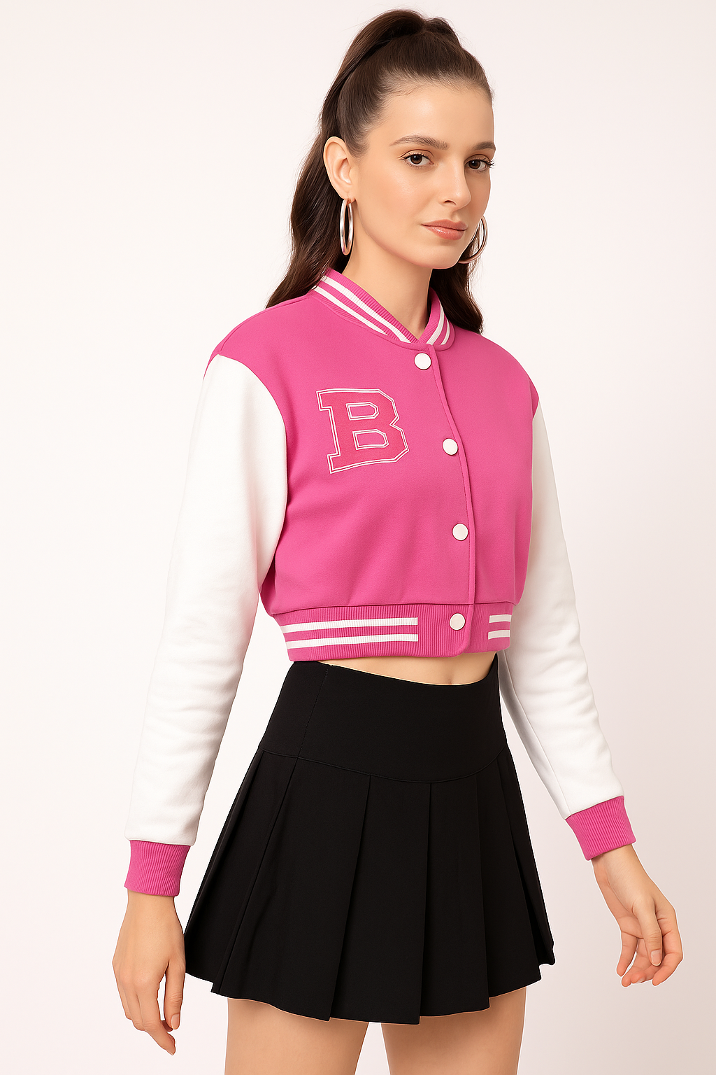 Bold Varsity Crop Jacket