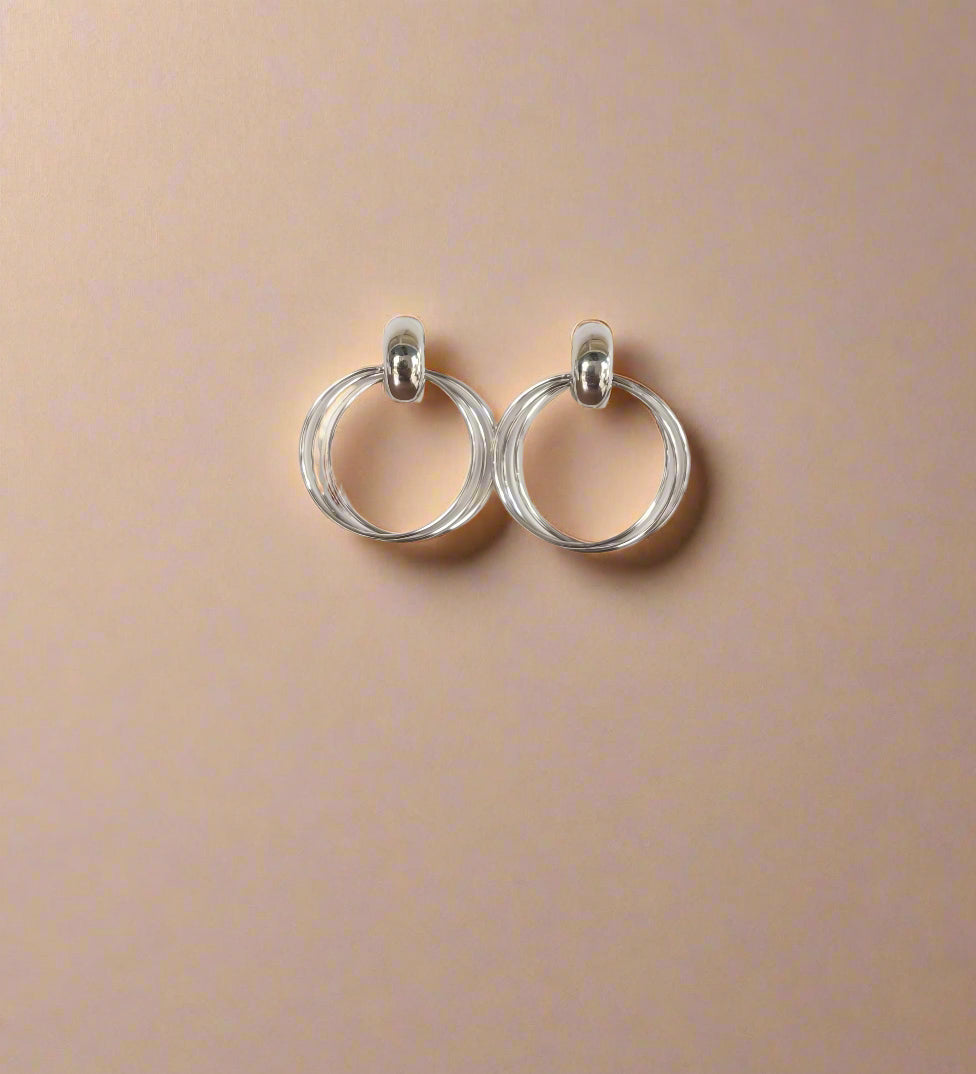 Orbit Silver Earrings