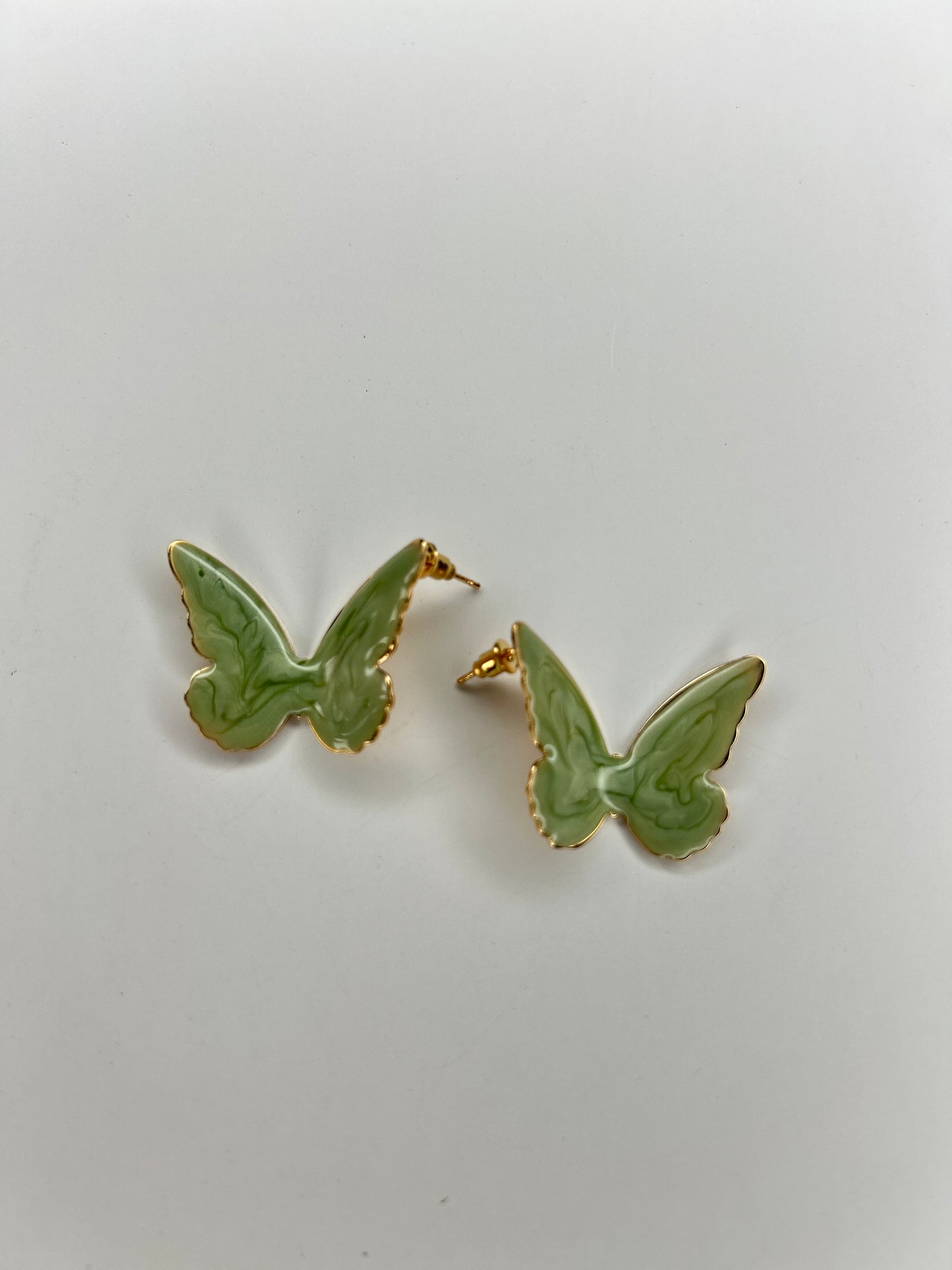 Mint Butterfly Boom Earring
