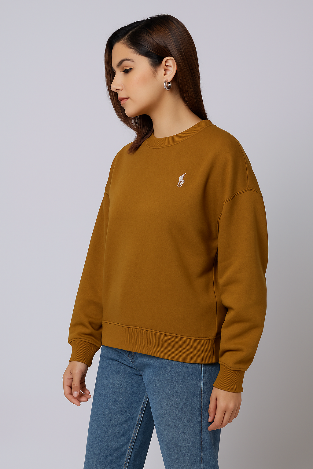 Urban Ease Solid Sweatshirt